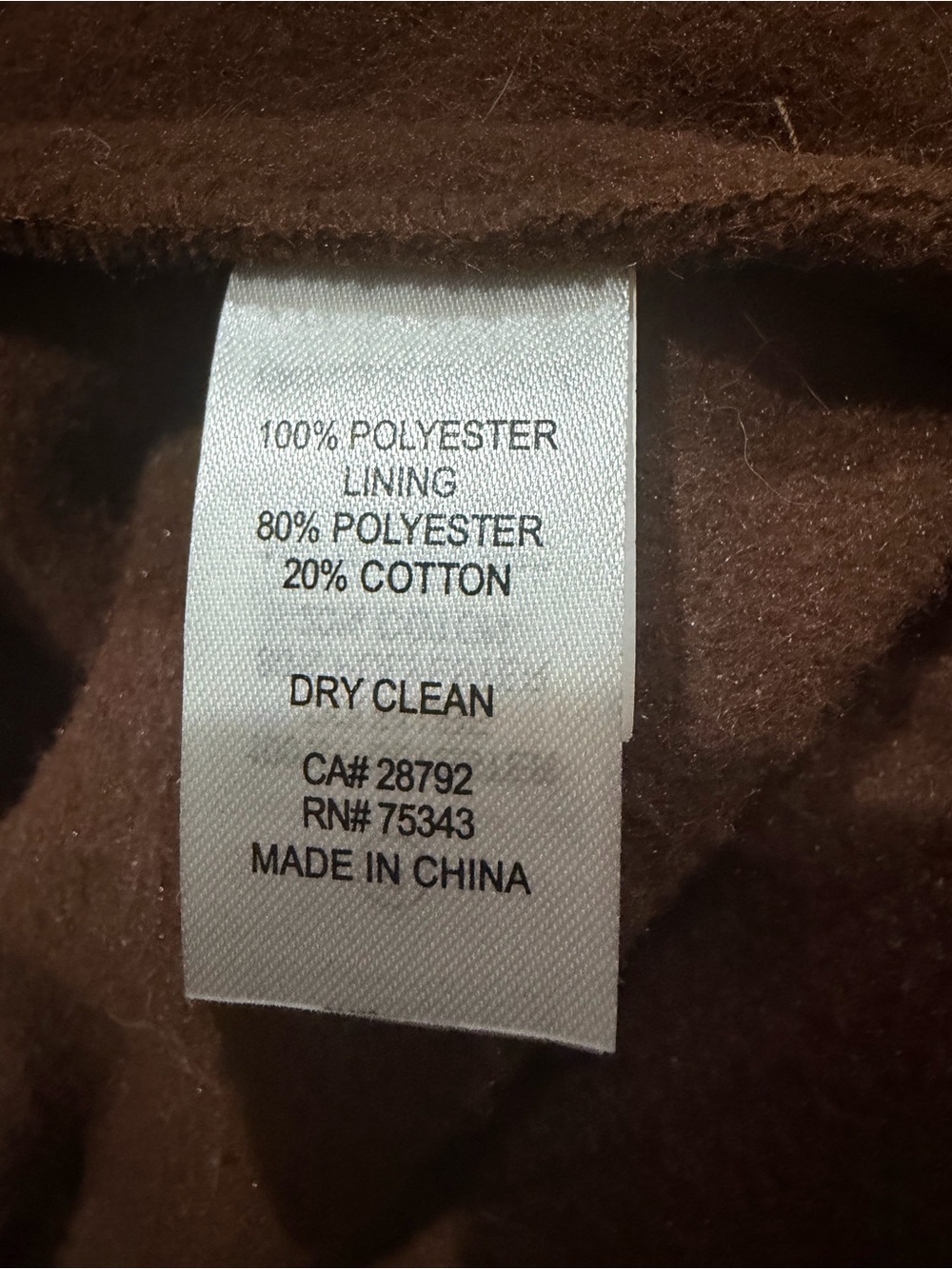 Joie Brown Cropped Shirt Jacket Small Button Front Fuzzy Brown - Picture 7 of 7